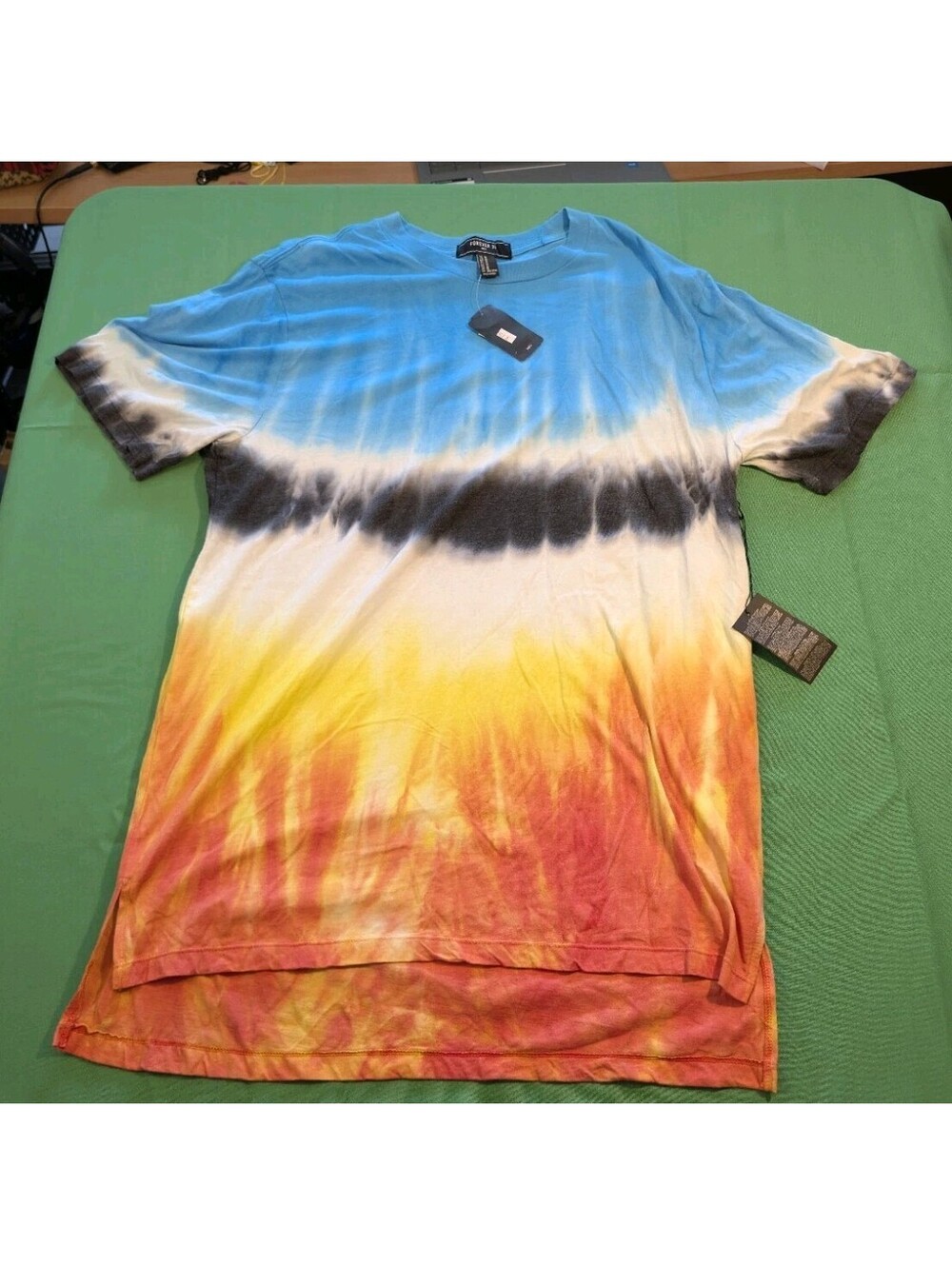 Forever 21 Mens Tie Dye Tee Shirt Medium New